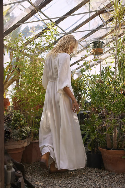 White Withdraw Maxi Dress